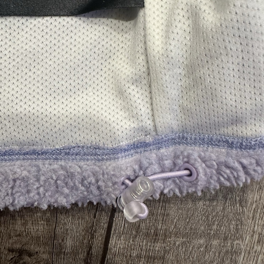 Madewell Penfield Haight Fleece Jacket Womens Small Purple Sherpa Oversized Zip - Picture 7 of 9